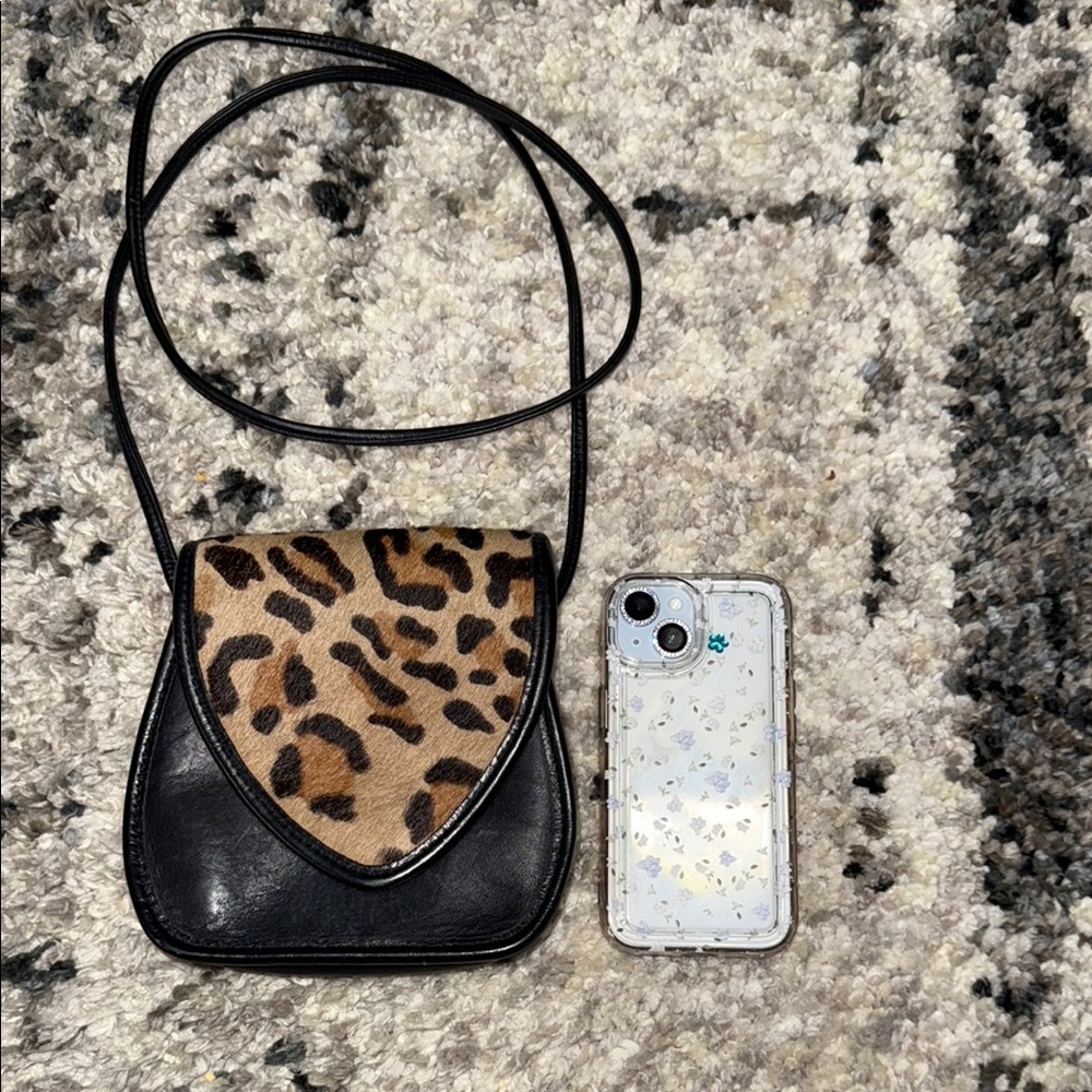 Vintage Brown and Black Crossbody Bag - Picture 6 of 7